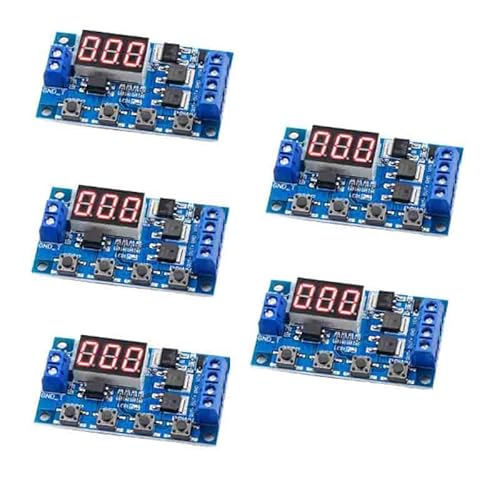 5PCS DC 12V-24V Pulse Trigger Cycle Delay Timer Switch ON/Off Relay Control Module MOS Control Board 5PCS DC 12V-24V Pulse Trigger Cycle Delay Timer Switch ON/Off Relay Control Module MOS Control Board von Rivermidfish DE