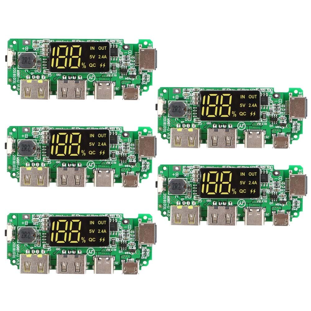 5Pcs 5V 2.4A Dual USB Circuit Board Module 5Pcs 5V 2.4A Dual USB Circuit Board Module von Rivermidfish DE
