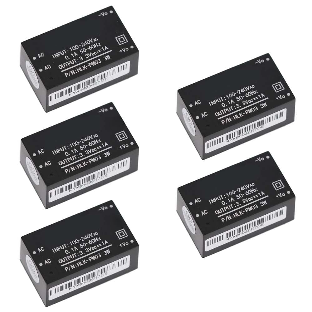 5Pcs HLK-PM03 Switch AC-DC 220V to 3.3V Buck Power Supply Module 5Pcs HLK-PM03 Switch AC-DC 220V to 3.3V Buck Power Supply Module von Rivermidfish DE