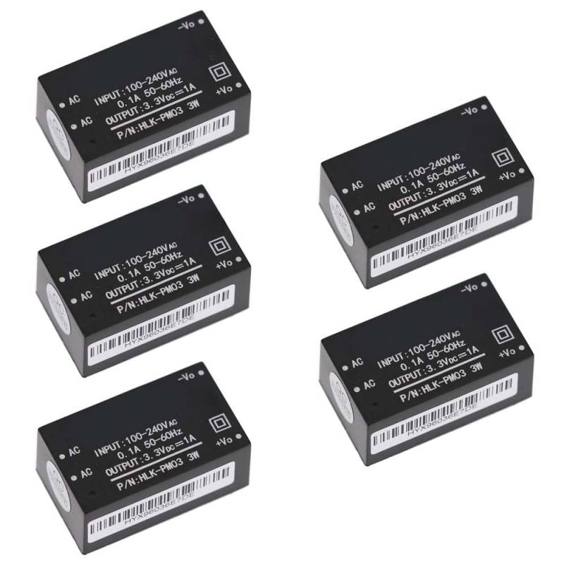 5Pcs HLK-PM03 Switch AC-DC 220V to 3.3V Buck Power Supply Module von Rivermidfish DE
