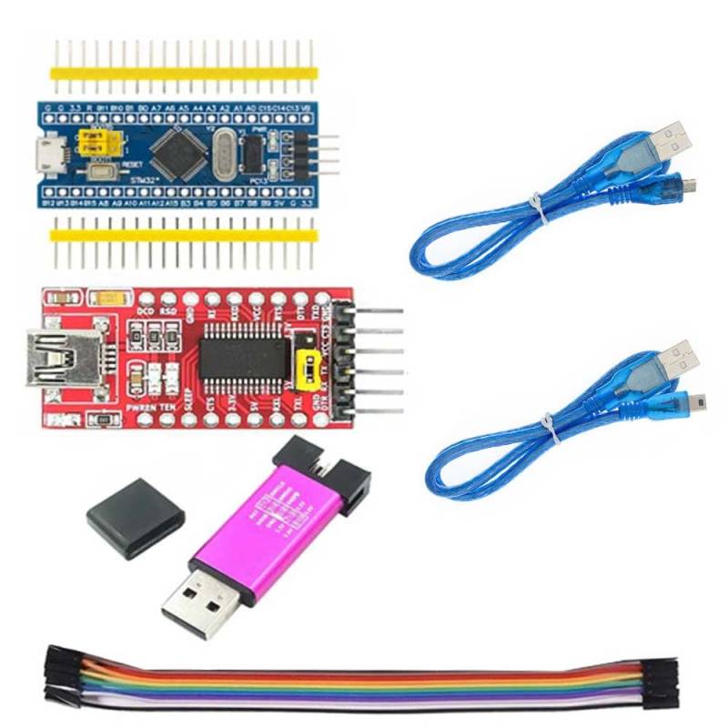 STM32F103C8T6 Board Mini USB to TTL Serial Converter kit with Micro/Mini to USB Cable Female to Female Cable von Rivermidfish DE