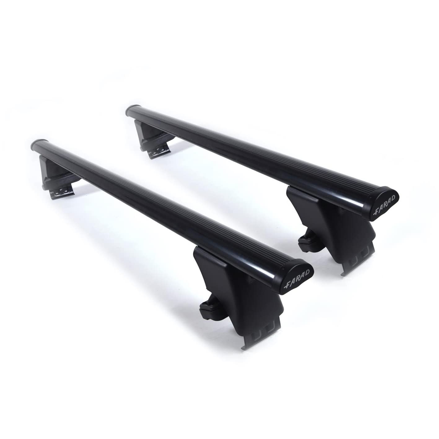 Dachträger BS + IRON2 für Ford Fusion (5 Türer) ab 2002 bis 2012, Dachgepäckträger aus Stahl ohne Dachreling von Rixto