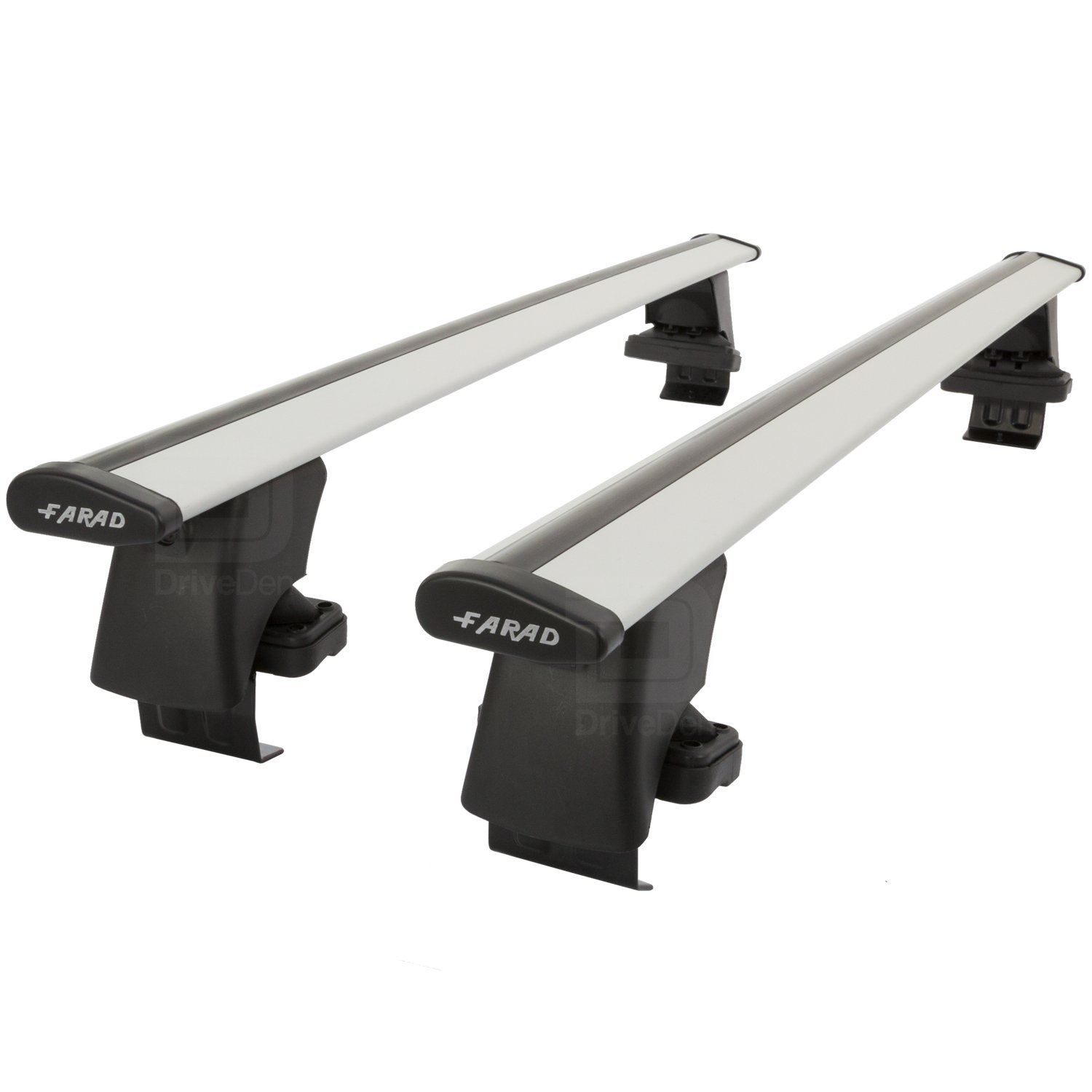 Dachträger FARAD AERODYNAMIC GREY kompatibel mit EVO 4 CROSS ab 2022 (4 Türer) Aluminium Dachträger grau für Auto ohne Dachreling von Rixto