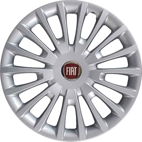Satz mit 4 anpassbaren Radkappen – für das Modell FIAT Bravo Dynamic Elegance 2007 – Durchmesser 16 Zoll – Nicht original von Rixto