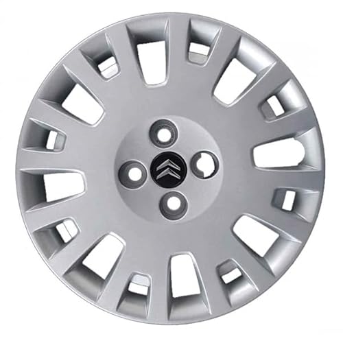 Set mit 4 Radkappen für Citroen Nemo – Durchmesser 38,1 cm – mit Chrom-Logo – kein Original Set mit 4 Radkappen für Citroen Nemo – Durchmesser 38,1 cm – mit Chrom-Logo – kein Original von Rixto