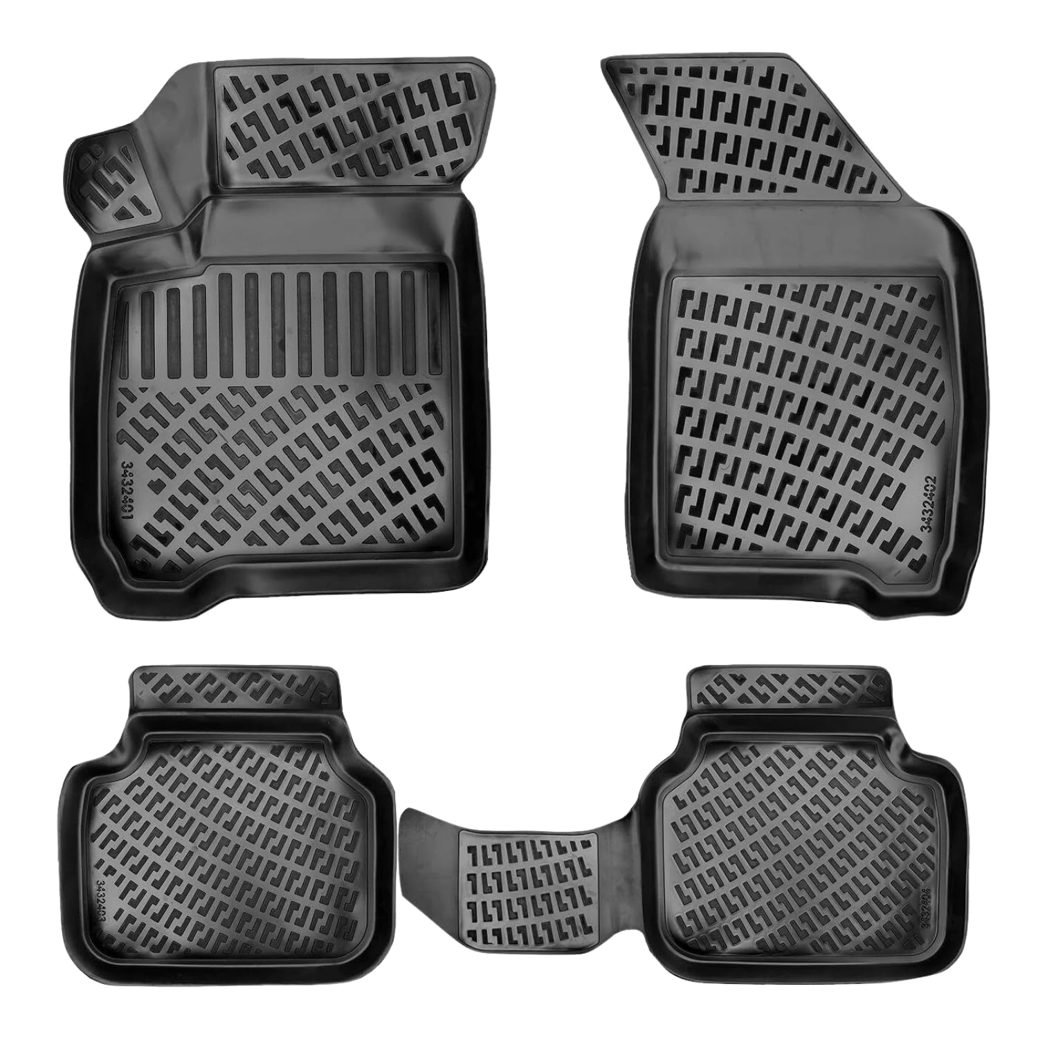 Rizline Passgenau 3D Fussmatten Auto Kompatibel mit FIAT Freemont Passgenau Fussmatten Auto Zubehör 1. Und 2. Reihe TPE Allwetter Geruchlos rutschfest Vorne und Hinten Rizline Passgenau 3D Fussmatten Auto Kompatibel mit FIAT Freemont Passgenau Fussmatten Auto Zubehör 1. Und 2. Reihe TPE Allwetter Geruchlos rutschfest Vorne und Hinten von Rizline