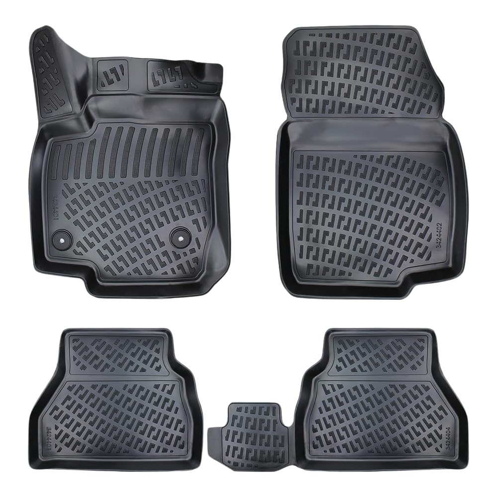 Rizline Passgenau 3D Fussmatten Auto Kompatibel mit Ford B-Max 2012-2017 Auto Zubehör 1. Und 2. Reihe Gummimatten Autos TPE Allwetter Geruchlos rutschfest Vorne und Hinten Schwarz Rizline Passgenau 3D Fussmatten Auto Kompatibel mit Ford B-Max 2012-2017 Auto Zubehör 1. Und 2. Reihe Gummimatten Autos TPE Allwetter Geruchlos rutschfest Vorne und Hinten Schwarz von Rizline