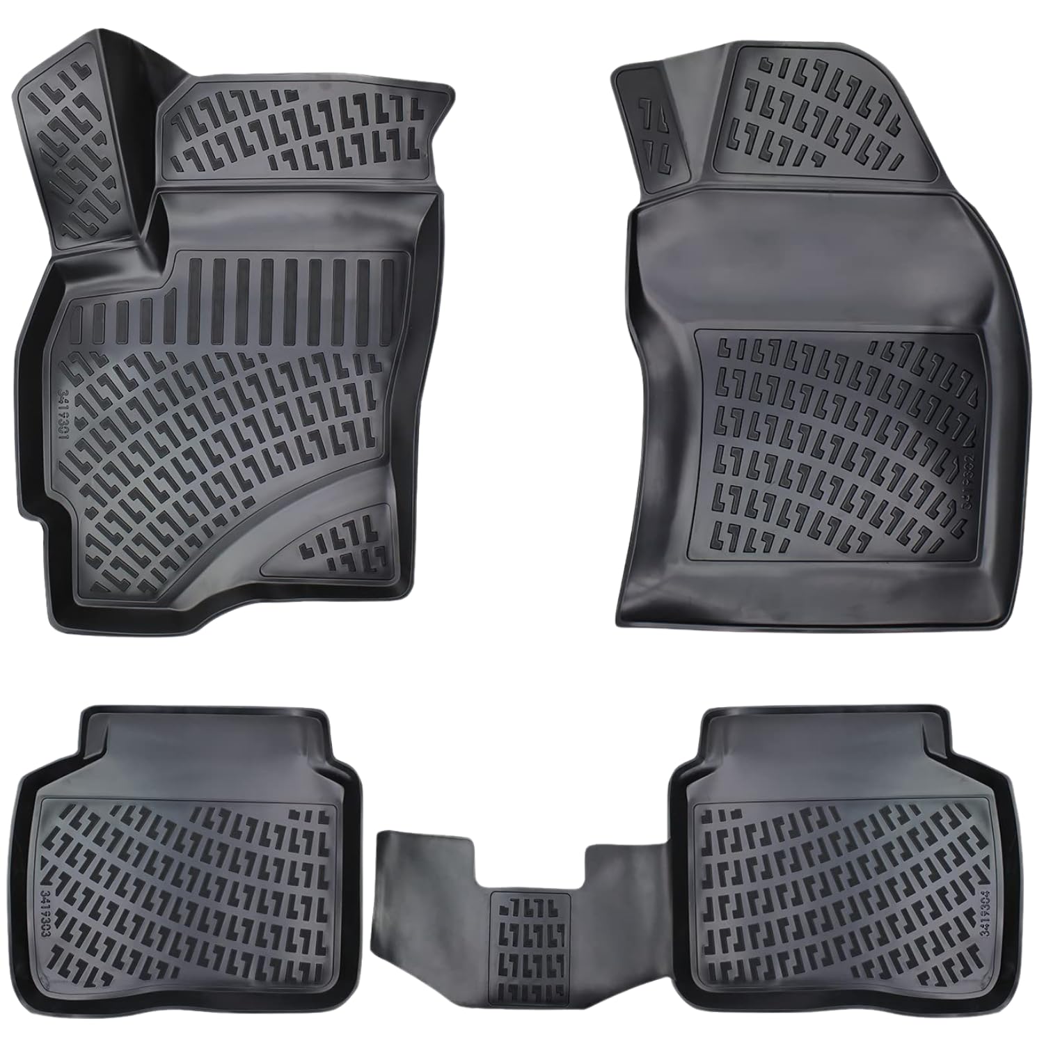 Rizline Passgenau 3D Fussmatten Auto Kompatibel mit Ford Mondeo '01 2000-2007 Passgenau Fussmatten Auto Zubehör 1. Und 2. Reihe TPE Allwetter Geruchlos rutschfest Vorne und Hinten Rizline Passgenau 3D Fussmatten Auto Kompatibel mit Ford Mondeo '01 2000-2007 Passgenau Fussmatten Auto Zubehör 1. Und 2. Reihe TPE Allwetter Geruchlos rutschfest Vorne und Hinten von Rizline