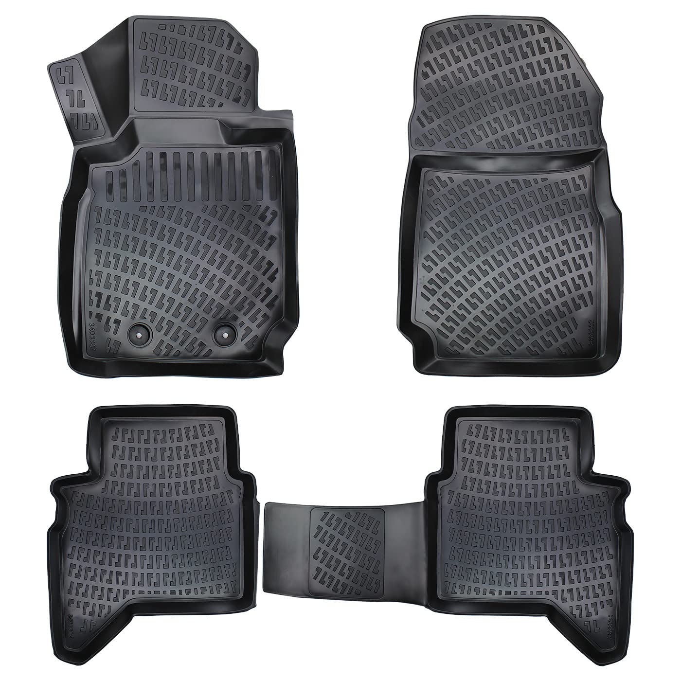 Rizline Passgenau 3D Fussmatten Auto Kompatibel mit Ford Ranger 2012-2022 Passgenau Fussmatten Auto Zubehör 1. Und 2. Reihe TPE Allwetter Geruchlos rutschfest Vorne und Hinten Rizline Passgenau 3D Fussmatten Auto Kompatibel mit Ford Ranger 2012-2022 Passgenau Fussmatten Auto Zubehör 1. Und 2. Reihe TPE Allwetter Geruchlos rutschfest Vorne und Hinten von Rizline