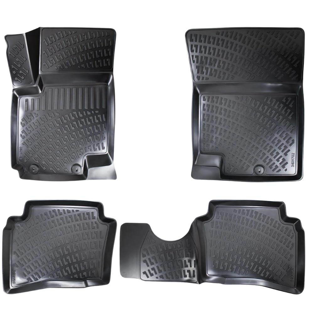 Rizline Passgenau 3D Fussmatten Auto Kompatibel mit Hyundai i20 1.Gen 2008-2014 Passgenau Fussmatten Auto Zubehör 1. Und 2. Reihe TPE Allwetter Geruchlos rutschfest Vorne und Hinten Rizline Passgenau 3D Fussmatten Auto Kompatibel mit Hyundai i20 1.Gen 2008-2014 Passgenau Fussmatten Auto Zubehör 1. Und 2. Reihe TPE Allwetter Geruchlos rutschfest Vorne und Hinten von Rizline