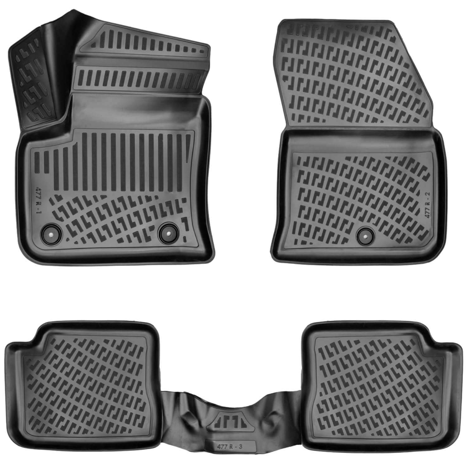 Rizline Passgenau 3D Fussmatten Auto Kompatibel mit Jeep Avenger Passgenau Fussmatten Auto Zubehör 1. Und 2. Reihe TPE Allwetter Geruchlos rutschfest Vorne und Hinten Rizline Passgenau 3D Fussmatten Auto Kompatibel mit Jeep Avenger Passgenau Fussmatten Auto Zubehör 1. Und 2. Reihe TPE Allwetter Geruchlos rutschfest Vorne und Hinten von Rizline