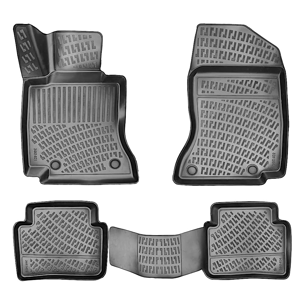 Rizline Passgenau 3D Fussmatten Auto Kompatibel mit Mercedes C Klasse W206 2021-2023 Auto Zubehör 1. Und 2. Reihe Gummimatten Autos TPE Allwetter Geruchlos rutschfest Vorne und Hinten Schwartz Rizline Passgenau 3D Fussmatten Auto Kompatibel mit Mercedes C Klasse W206 2021-2023 Auto Zubehör 1. Und 2. Reihe Gummimatten Autos TPE Allwetter Geruchlos rutschfest Vorne und Hinten Schwartz von Rizline