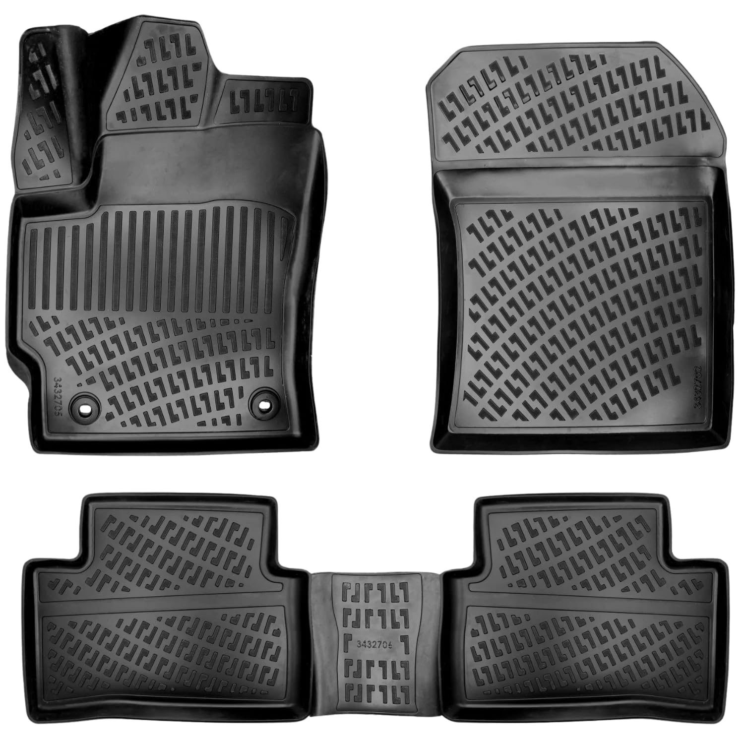 Rizline Passgenau 3D Fussmatten Auto Kompatibel mit Toyota Corolla Cross 2020-2023 Auto Zubehör 1. Und 2. Reihe Gummimatten Autos TPE Allwetter Geruchlos rutschfest Vorne und Hinten Schwartz Rizline Passgenau 3D Fussmatten Auto Kompatibel mit Toyota Corolla Cross 2020-2023 Auto Zubehör 1. Und 2. Reihe Gummimatten Autos TPE Allwetter Geruchlos rutschfest Vorne und Hinten Schwartz von Rizline