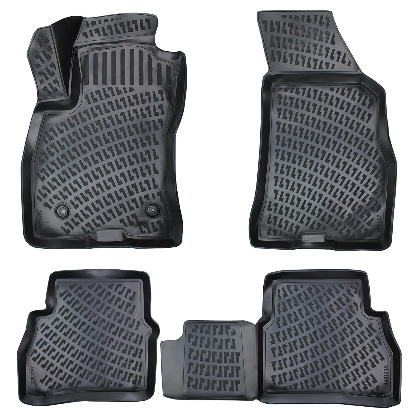 Rizline Passgenau 3D Fussmatten kompatibel mit FIAT Doblo 2.Gen Typ 263 2010-2022 Passgenau Fussmatten Auto Zubehör 1. Und 2. Reihe TPE Allwetter Geruchlos rutschfest Vorne und Hinten Rizline Passgenau 3D Fussmatten kompatibel mit FIAT Doblo 2.Gen Typ 263 2010-2022 Passgenau Fussmatten Auto Zubehör 1. Und 2. Reihe TPE Allwetter Geruchlos rutschfest Vorne und Hinten von Rizline