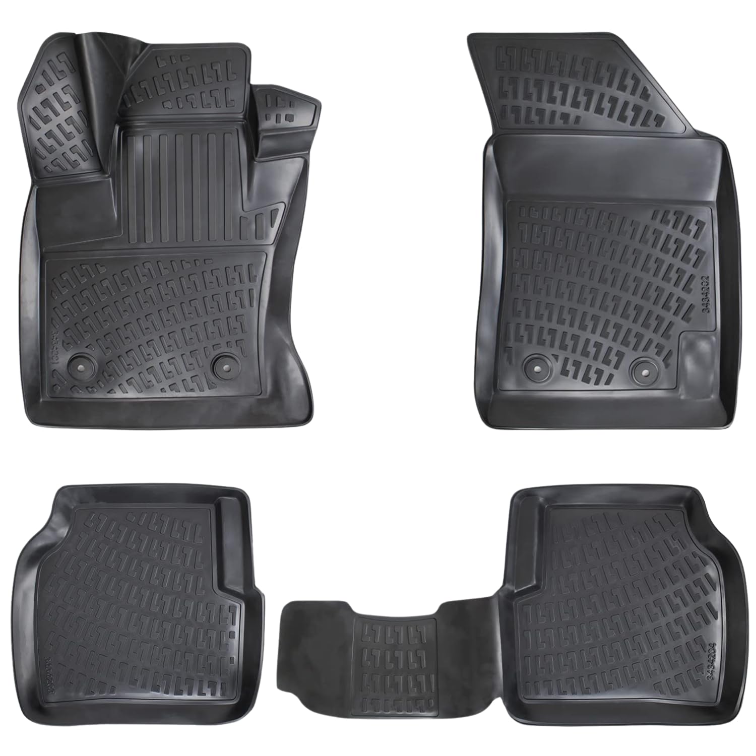 Rizline Passgenau 3D Fussmatten kompatibel mit Jeep Compass 2. Gen. ab 2017 Passgenau Fussmatten Auto Zubehör 1. Und 2. Reihe TPE Allwetter Geruchlos rutschfest Vorne und Hinten Rizline Passgenau 3D Fussmatten kompatibel mit Jeep Compass 2. Gen. ab 2017 Passgenau Fussmatten Auto Zubehör 1. Und 2. Reihe TPE Allwetter Geruchlos rutschfest Vorne und Hinten von Rizline