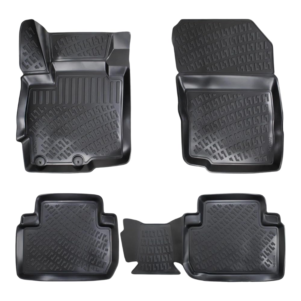 Rizline Passgenau 3D Fussmatten kompatibel mit Mitsubishi Eclipse Cross ab 2019 Passgenau Fussmatten Auto Zubehör 1. Und 2. Reihe TPE Allwetter Geruchlos rutschfest Vorne und Hinten Rizline Passgenau 3D Fussmatten kompatibel mit Mitsubishi Eclipse Cross ab 2019 Passgenau Fussmatten Auto Zubehör 1. Und 2. Reihe TPE Allwetter Geruchlos rutschfest Vorne und Hinten von Rizline
