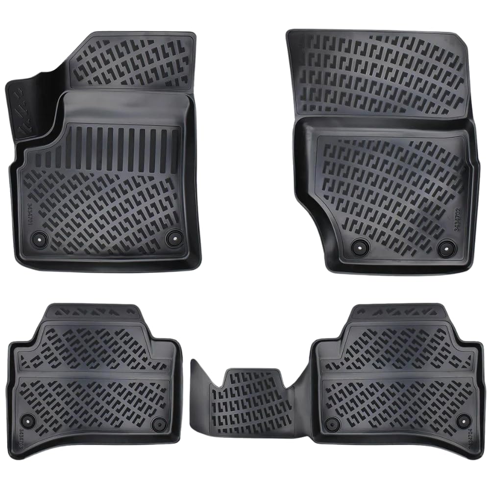 Rizline Passgenau 3D Fussmatten kompatibel mit Porsche Cayenne 1.Gen 2002-2010 Passgenau Fussmatten Auto Zubehör 1. Und 2. Reihe TPE Allwetter Geruchlos rutschfest Vorne und Hinten Rizline Passgenau 3D Fussmatten kompatibel mit Porsche Cayenne 1.Gen 2002-2010 Passgenau Fussmatten Auto Zubehör 1. Und 2. Reihe TPE Allwetter Geruchlos rutschfest Vorne und Hinten von Rizline