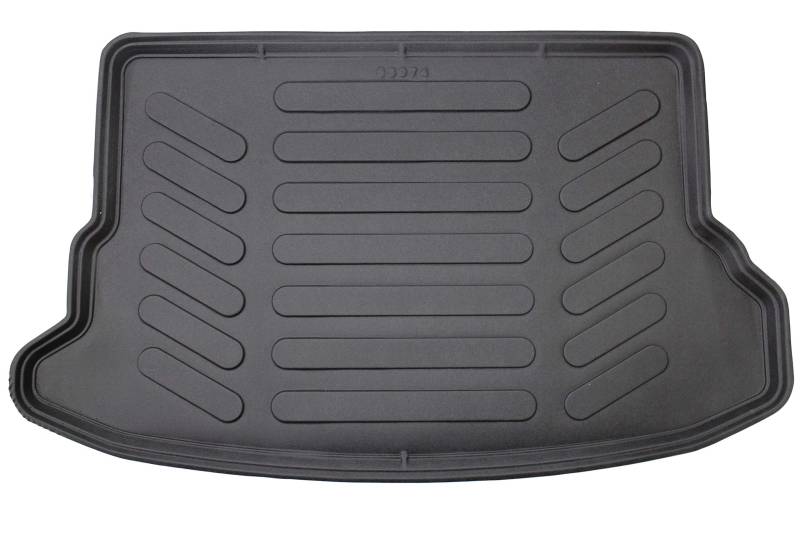 Rizline Passgenau 3D Kofferraumwanne Kompatibel mit Hyundai Tucson 2 Gen 2004-2015 Kofferraummatte Schutzmatte Auto Zubehör Antirutschmatte Kantenschutz Kofferraumwann TPE Gummi Dauerhaft Schwarz von Rizline