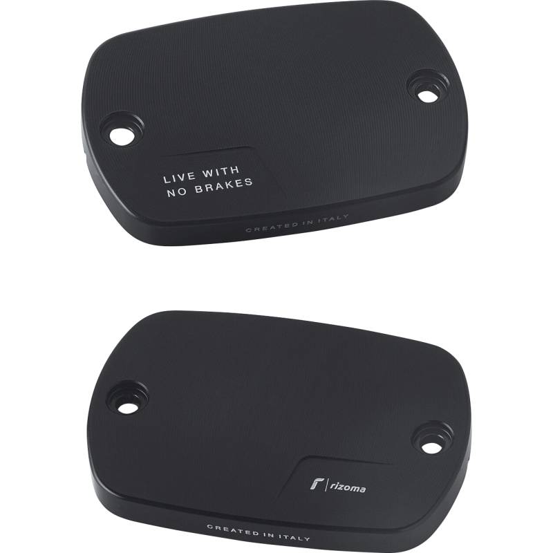 Rizoma Ausgleichsbehälterdeckel Paar ZYF056B schwarz für Yamaha von Rizoma
