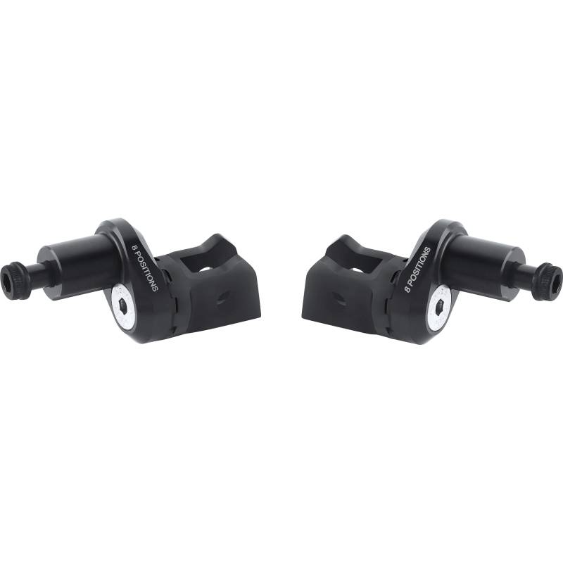 Rizoma Fußrastengelenke Ø18mm verstellbar PE687B schwarz für Fahrer von Rizoma