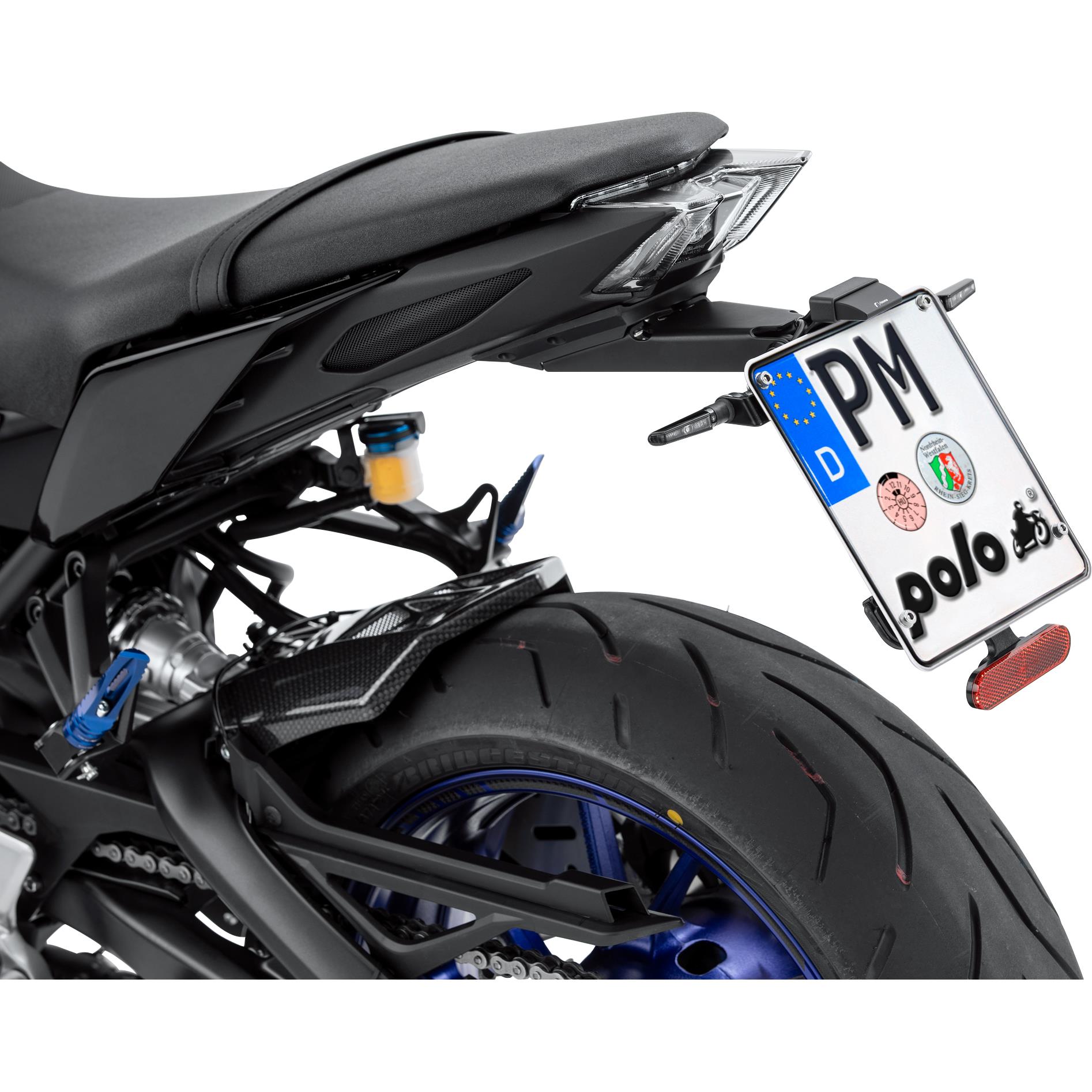 Rizoma Kennzeichenhalter Fox PT227B für Yamaha MT-09 2017- Rizoma Kennzeichenhalter Fox PT227B für Yamaha MT-09 2017- von Rizoma