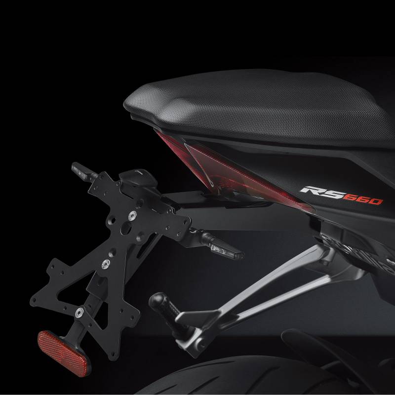 Rizoma Kennzeichenhalter Fox PT801B für Aprilia RS/Tuono 660 von Rizoma