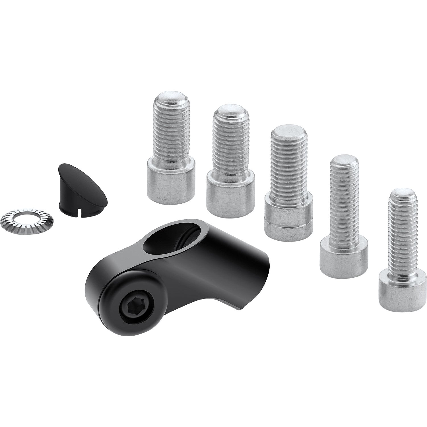Rizoma Lenkerspiegelaufnahme BS713B M10/M8 41,5mm schwarz Rizoma Lenkerspiegelaufnahme BS713B M10/M8 41,5mm schwarz von Rizoma