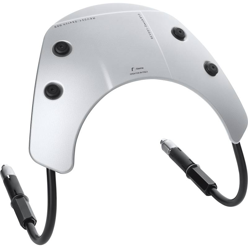 Rizoma Windschild Alu ZVP010A silber für Vespa GTS 300 2016- von Rizoma