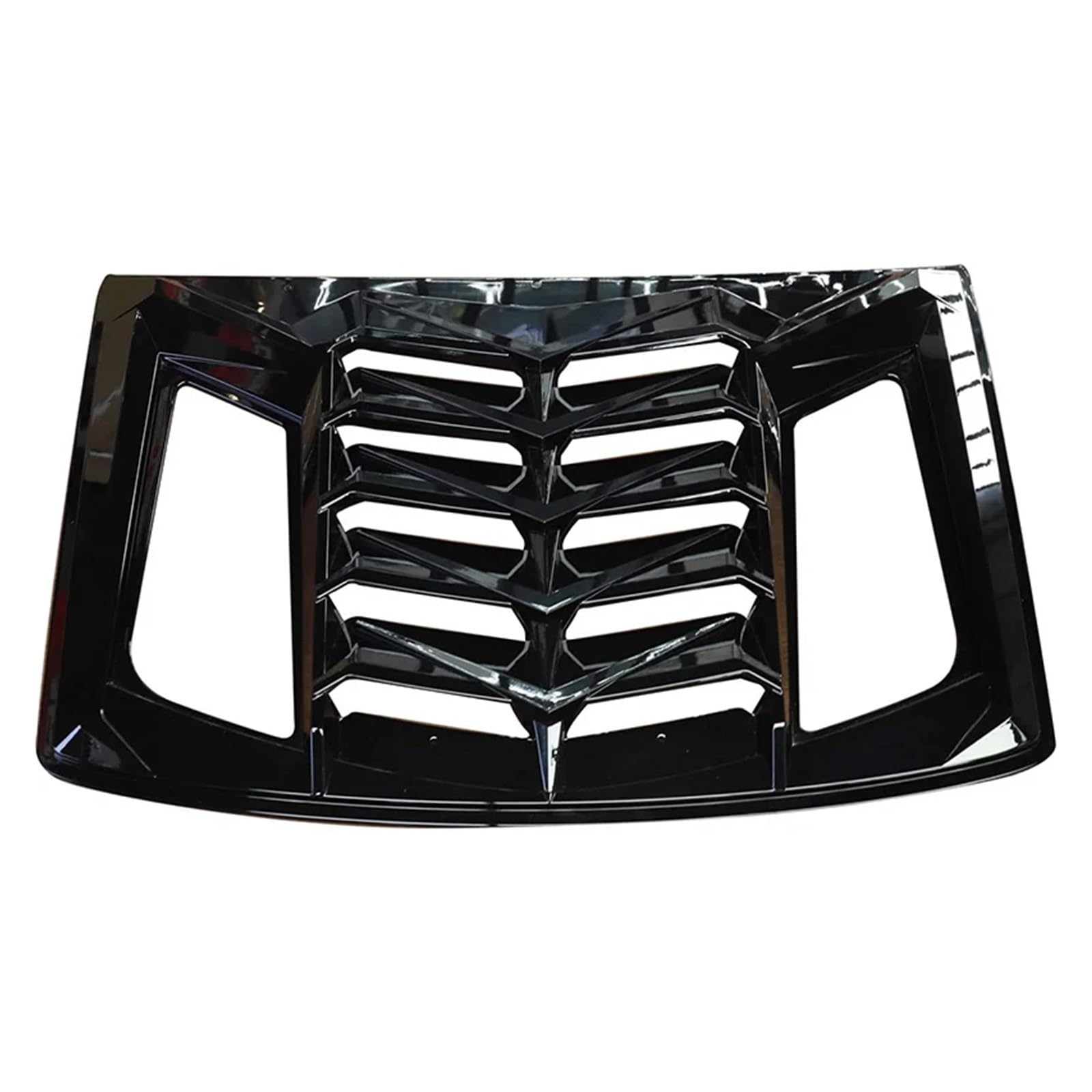Kompatibel for Chevrolet Camaro 2016 2017 2018 2019 2020 Autozubehör Heckscheibenlamellen Sonnenschutzabdeckung Windschutzscheibe Race Style Aufkleber (Color : Bright black) von RoOfys