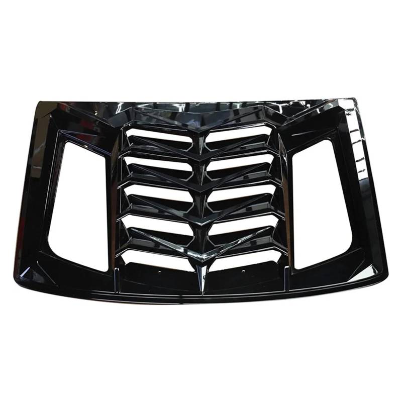 Kompatibel for Chevrolet Camaro 2016 2017 2018 2019 2020 Autozubehör Heckscheibenlamellen Sonnenschutzabdeckung Windschutzscheibe Race Style Aufkleber (Color : Bright black) von RoOfys