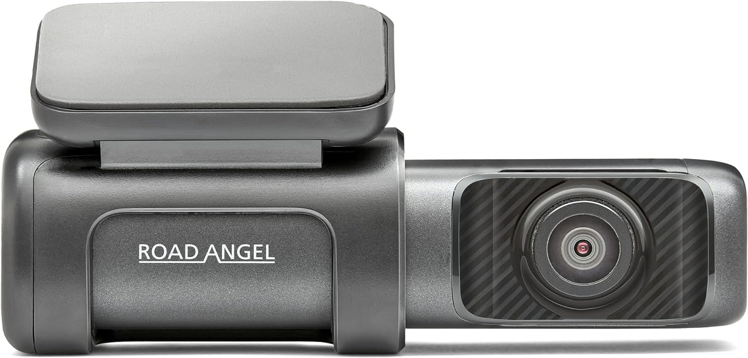 Road Angel Halo Ultra Dash Cam, Award-Winning Dash Cam 2022, 4K UHD 140° Kamera, 30 fps, 64 GB Speicher, mit Großartig-Nachtsicht, eingebautem WLAN, GPS, Dauerpark-Modus, Schwarz von Road Angel
