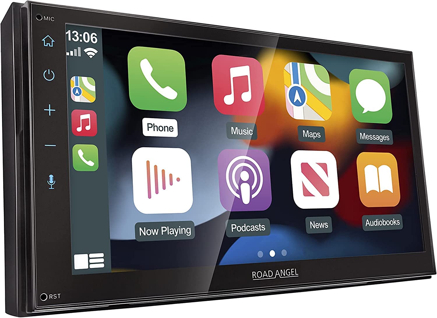 Road Angel RA-X621BT Autoradio, mit Apple Car Play, Android Auto, 7" kapazitivem Touchscreen, Bluetooth, Spotify, WAZE, Navigationssystem, Schwarz Road Angel RA-X621BT Autoradio, mit Apple Car Play, Android Auto, 7" kapazitivem Touchscreen, Bluetooth, Spotify, WAZE, Navigationssystem, Schwarz von Road Angel