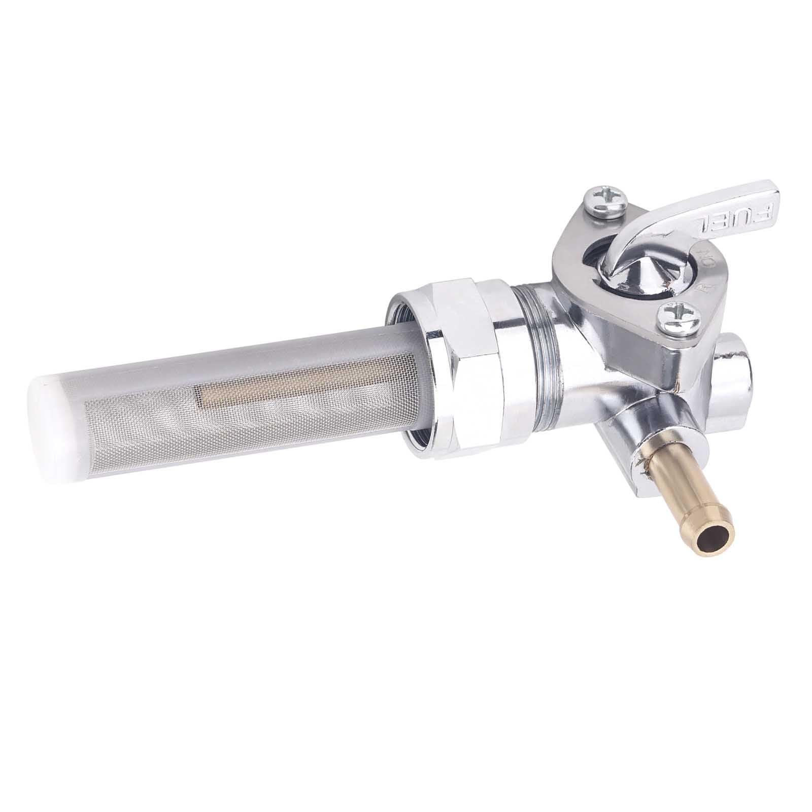 Road Passion 1*Benzinhahn Schalter Gastank Kraftstoff Schalter Kompatibel mit Harley 62167-81 62163-75 62168-81 62129-75T (Linker Einlass) von Road Passion
