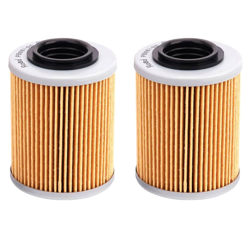 Road Passion 2*Ölfilter 420956123 420956120 Kompatibel mit Can-Am Ryker 600 900 Rally 900 2019-2024/Outlander 330 400 450 500 570 650 800 850 1000 1000 800r 1000r Defender HD10 HD5 HD7 HD8 HD9 von Road Passion