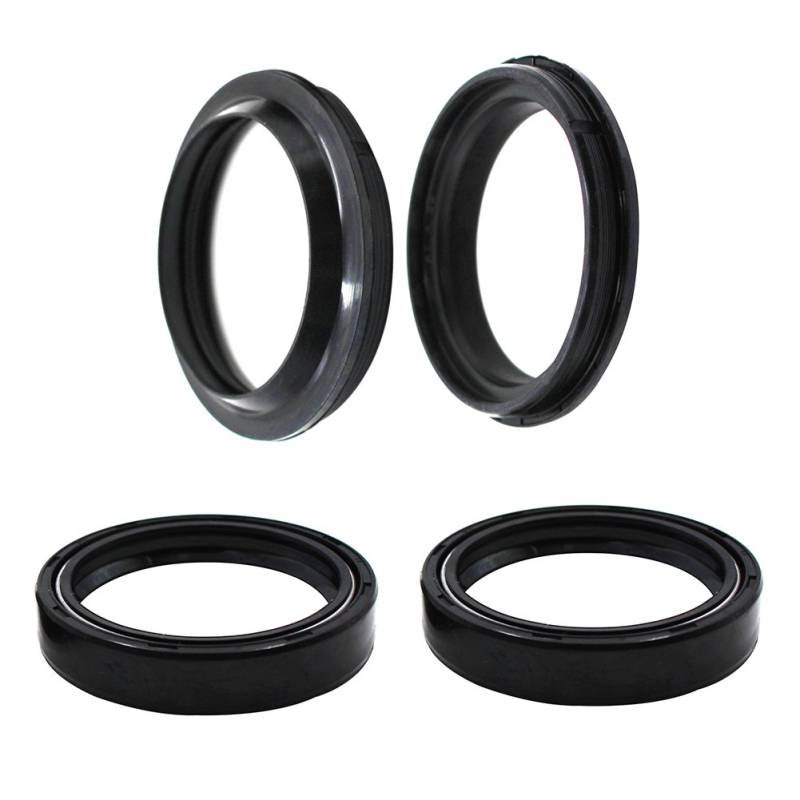 Road Passion Gabelsimmerringe + Staubkappen Satz für GS500 1989-2002 / GS550E GS550ES 1983-1986 (Nitrilkautschuk, 37x49x8/10.5mm, Motorradteile, Ölfilterkomponenten, Cruiser Motorräder) von Road Passion