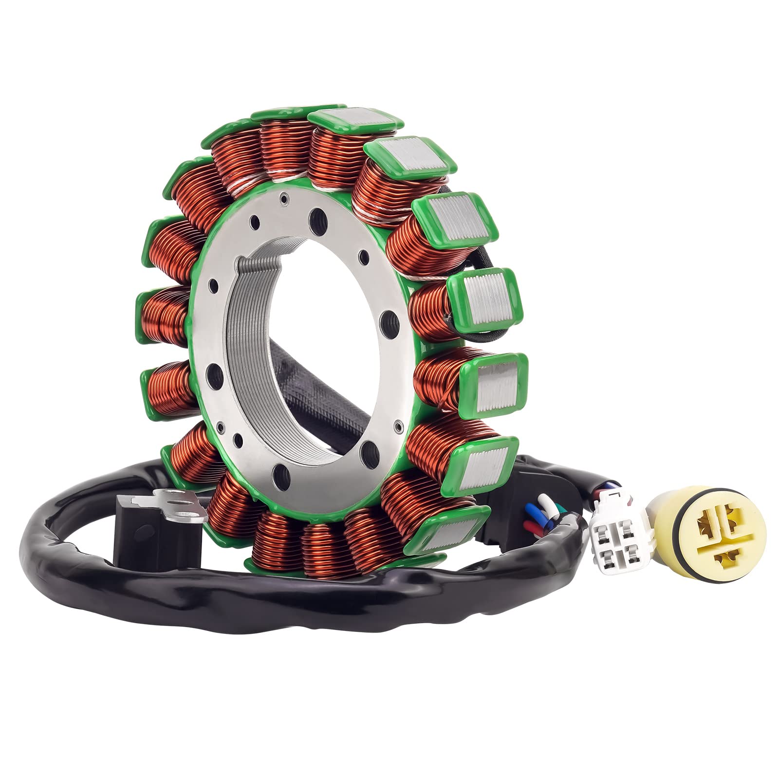 Road Passion 5KM-81410-01 Spule lichtmaschine stator Motorrad Magneto Stator Zündspule für YAMAHA YFM660FA Grizzly 660 Special Edition 2002-2006 YXR45F Rhino 450 2006-2009 von Road Passion