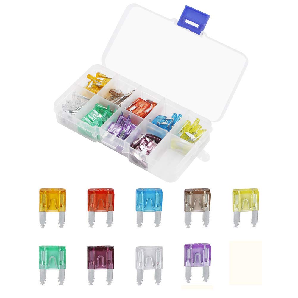 Road Passion 90pcs mini sicherungen kfz flachsicherung kfz auto sicherheit motorrad sicherungen set 5A 7.5A 10A 15A 20A 25A 30A 35A 40A Road Passion 90pcs mini sicherungen kfz flachsicherung kfz auto sicherheit motorrad sicherungen set 5A 7.5A 10A 15A 20A 25A 30A 35A 40A von Road Passion