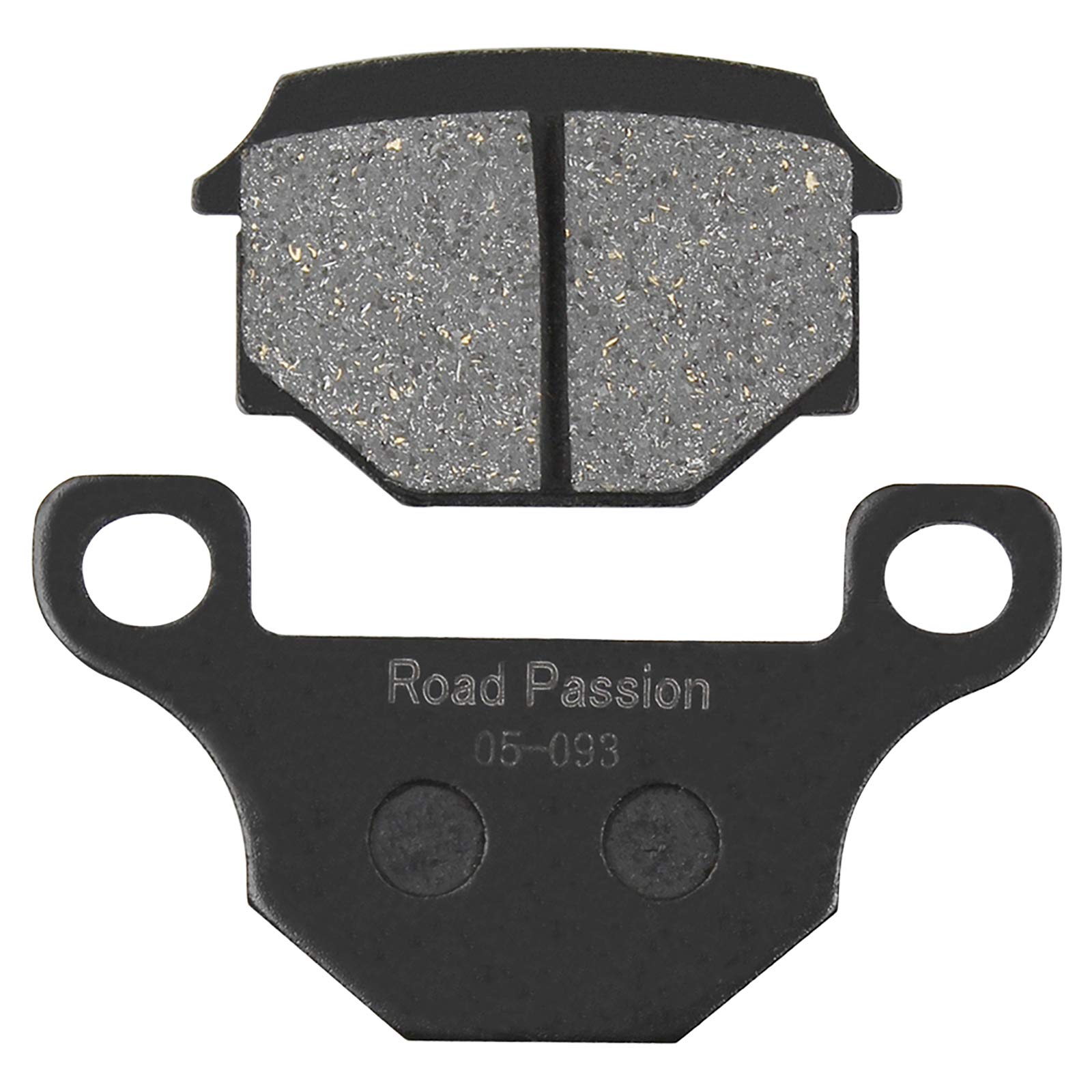 Road Passion Bremsbeläge Hinten Kompatibel mit für RIEJU MRT Pro Supermotard (Radial caliper/cast wheel) 2009-2015 R/NKD 50 2008-2010 R von Road Passion