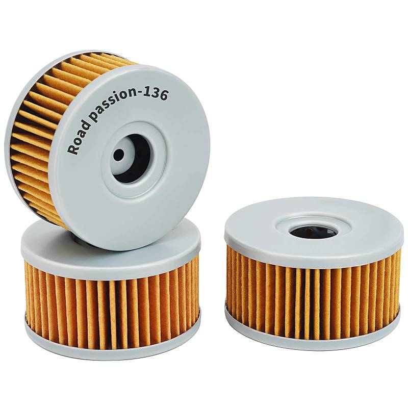 Road Passion Ölfilter für DRZ250 2001-2007 GN250 1982-2000 GZ250 MARAUDER 1999-2010 (3 Stück) von Road Passion