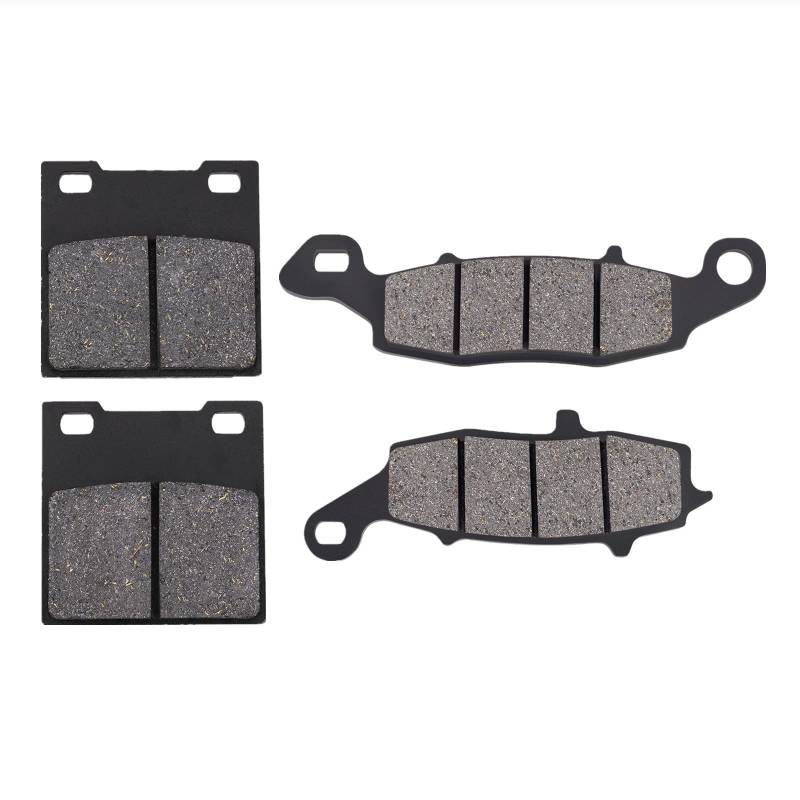 Road Passion Vorderseite & Hinten Bremsbeläge Kit Kompatibel mit GS500 GS 500 1996-2010 / SV 400 SV400 1998 / Suzuki GS 500 (E/K/FK) 1996-2008 von Road Passion