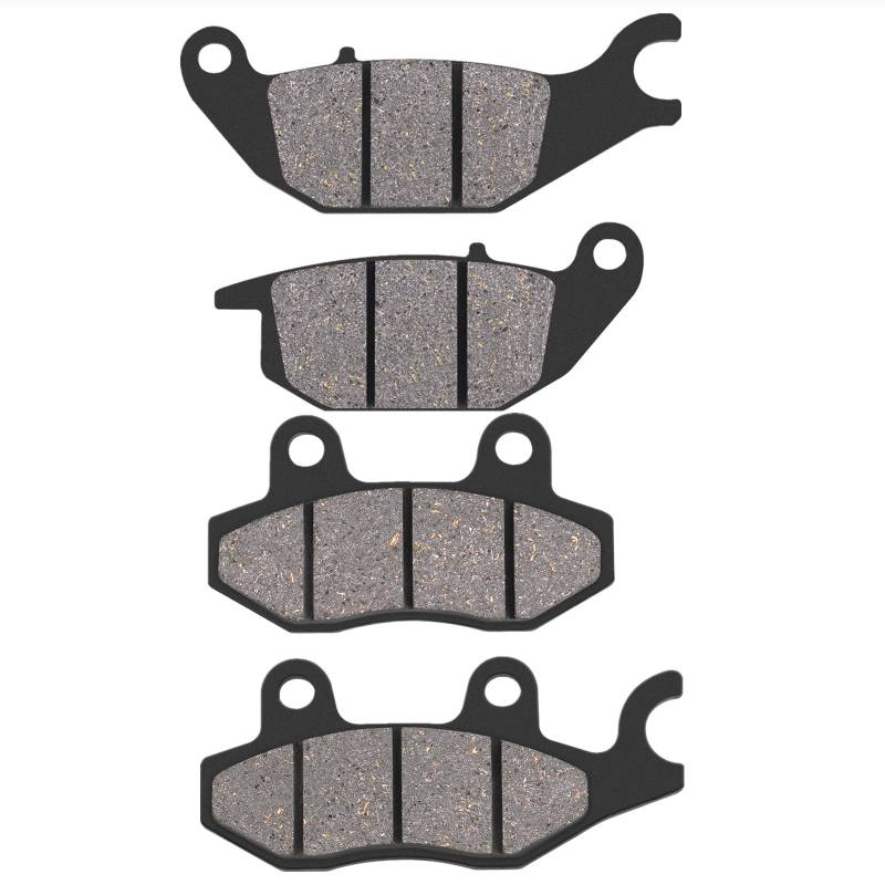 Road Passion Vorderseite & Hinten Bremsbeläge Kit Kompatibel mit HONDA XL 125 V1-VA Varadero 2001 2002 2003 2004 2005 2006 2007 2008 2009 2010 2011 von Road Passion