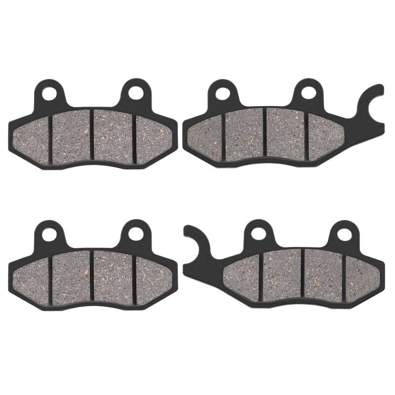 Road Passion Vorderseite & Hinten Bremsbeläge Kit Kompatibel mit SUZUKI STREET BIKES Burgman/Skyware AN 400 K/Z/L/A 2007-2015 KAWASAKI DIRT BIKE KL 650 E (KLR650) 2008-2015 von Road Passion