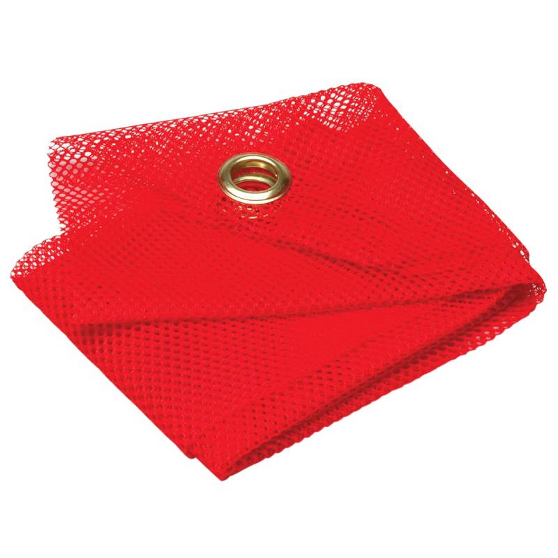 RoadPro 1818G Netz-Warnflagge mit Ösen, 45,7 x 45,7 cm, Rot von RoadPro