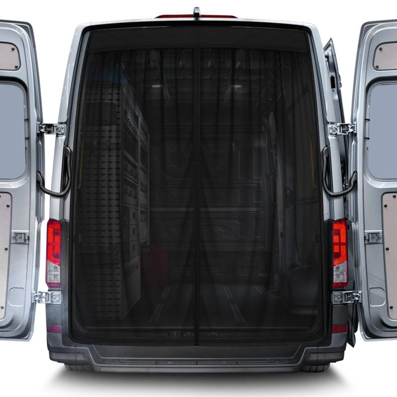 Roadtime Moskitonetz Magnetisch Kompatibel für VW Crafter II 17-25 Heckklappen, Auto Insektennetz Einlagig Fliegengitter Insektenschutz Sonnenschutz, Schattennetz für Camping (210cmx180cm) von Roadtime