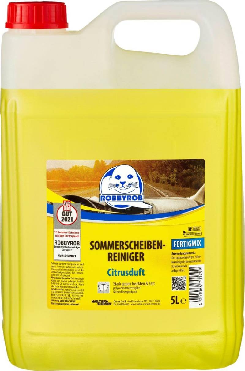 Robby Rob 8806000000 Sommerscheibenreiniger Zitrus 5 L von ROBBYROB