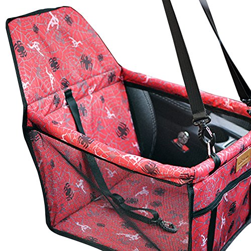 Roblue Pet Tragetasche Wasserdicht Transporttasche Hunde Mesh Atmungsaktiver Haustier Träger Sicherheit Auto Sitz Tasche von Roblue