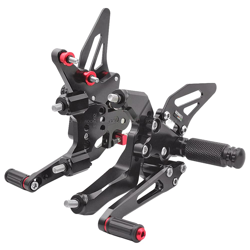 Motorrad-Hinterradset für Ducati 959 Panigale 2016–2019 verstellbare Fußstütze, Schalthebel, Bremspedal, Fußrasten, Heck-Set Motorrad-Hinterradset für Ducati 959 Panigale 2016–2019 verstellbare Fußstütze, Schalthebel, Bremspedal, Fußrasten, Heck-Set von RockMute