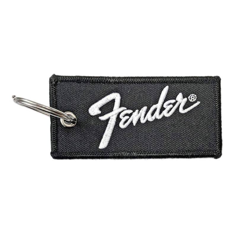 Rock Off Fender Logo Double Face Patch Keyring von Rock Off