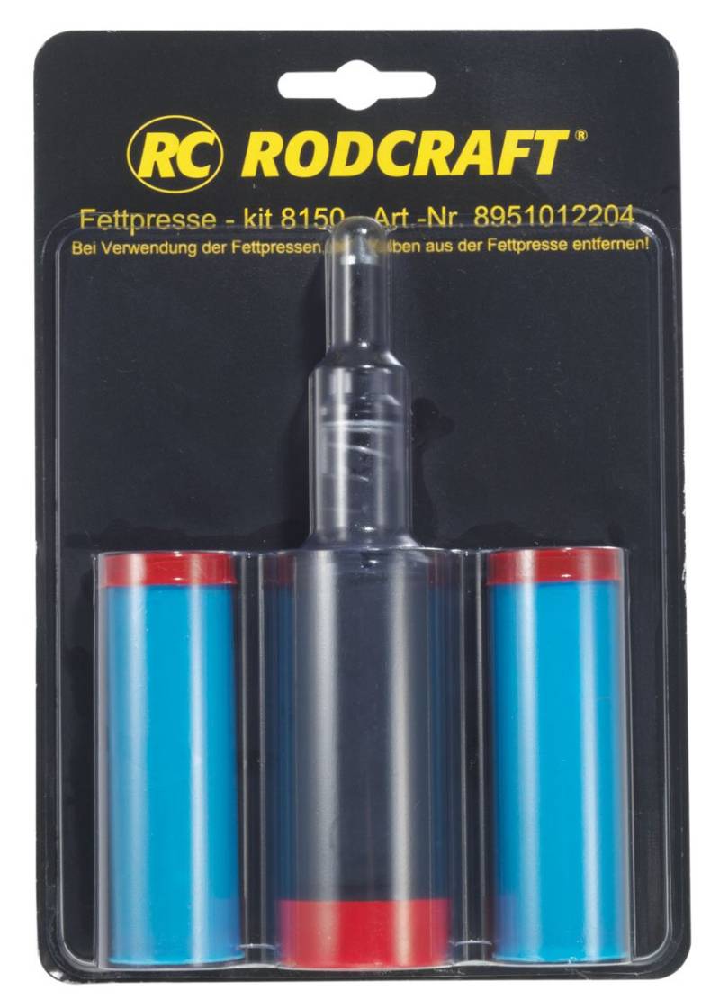 Rodcraft 8951012204 8150 FETTPRESSE INKL.2 Kart.GEFÜLLT von Rodcraft