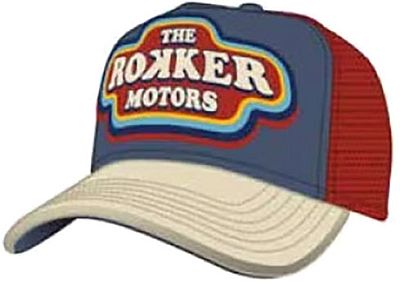 Rokker 70 s, Kappe - Dunkelblau/Beige/Rot - Einheitsgröße von Rokker